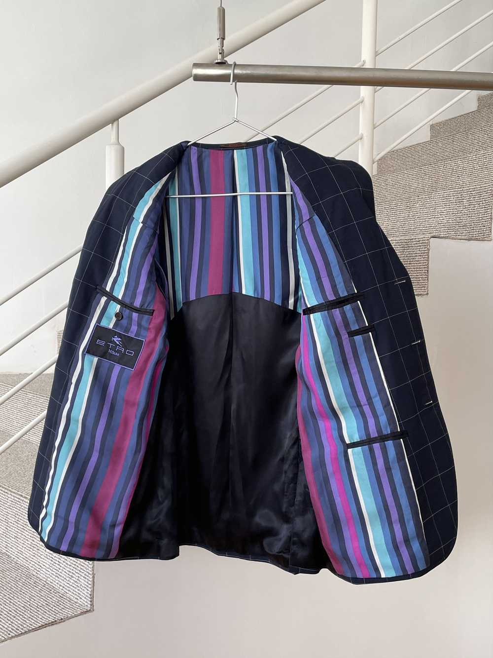 Etro × Suit ETRO Jacket Coat Blazer Trousers Suit… - image 4