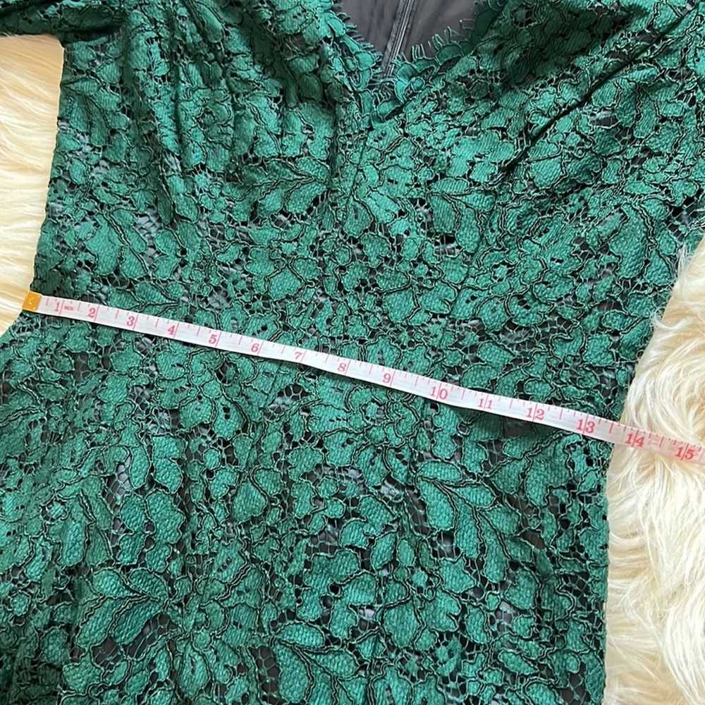 Eliza J Bell Sleeve Lace Cocktail Dress size 2 gr… - image 8