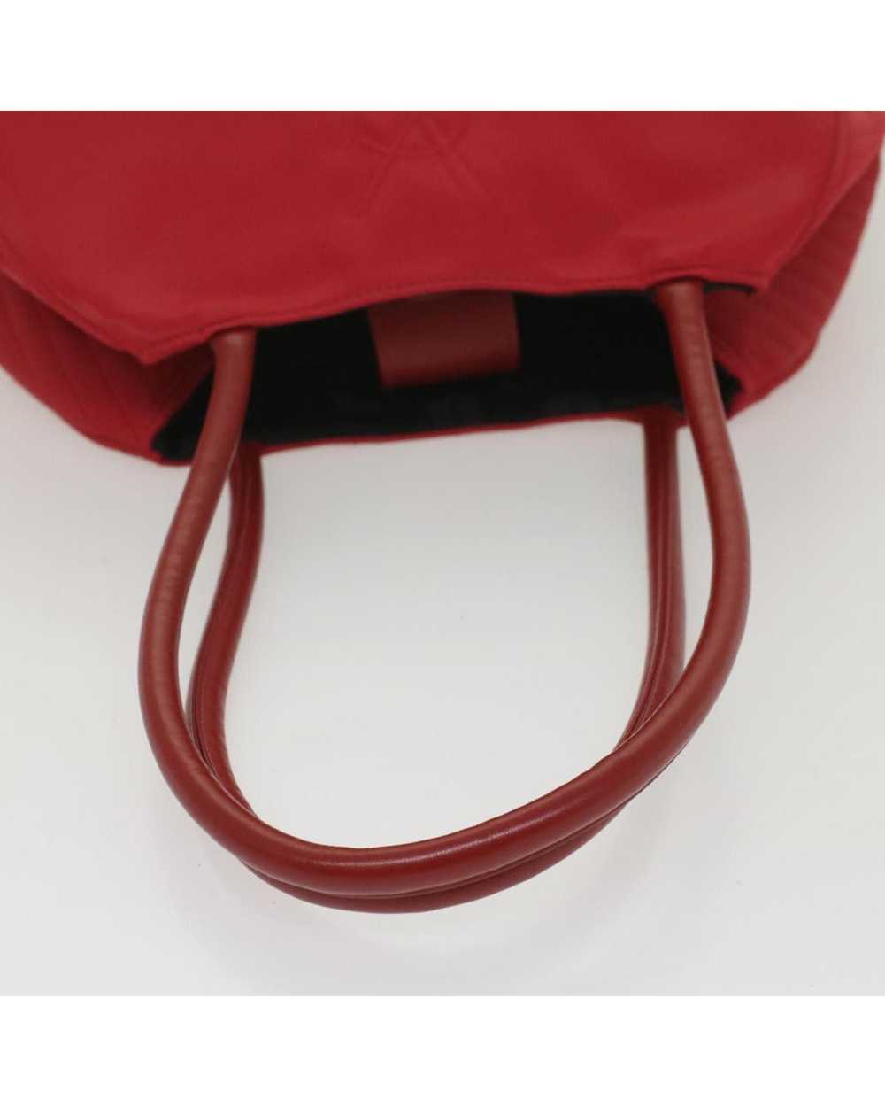 Yves Saint Laurent Red Leather Shoulder Bag with … - image 7