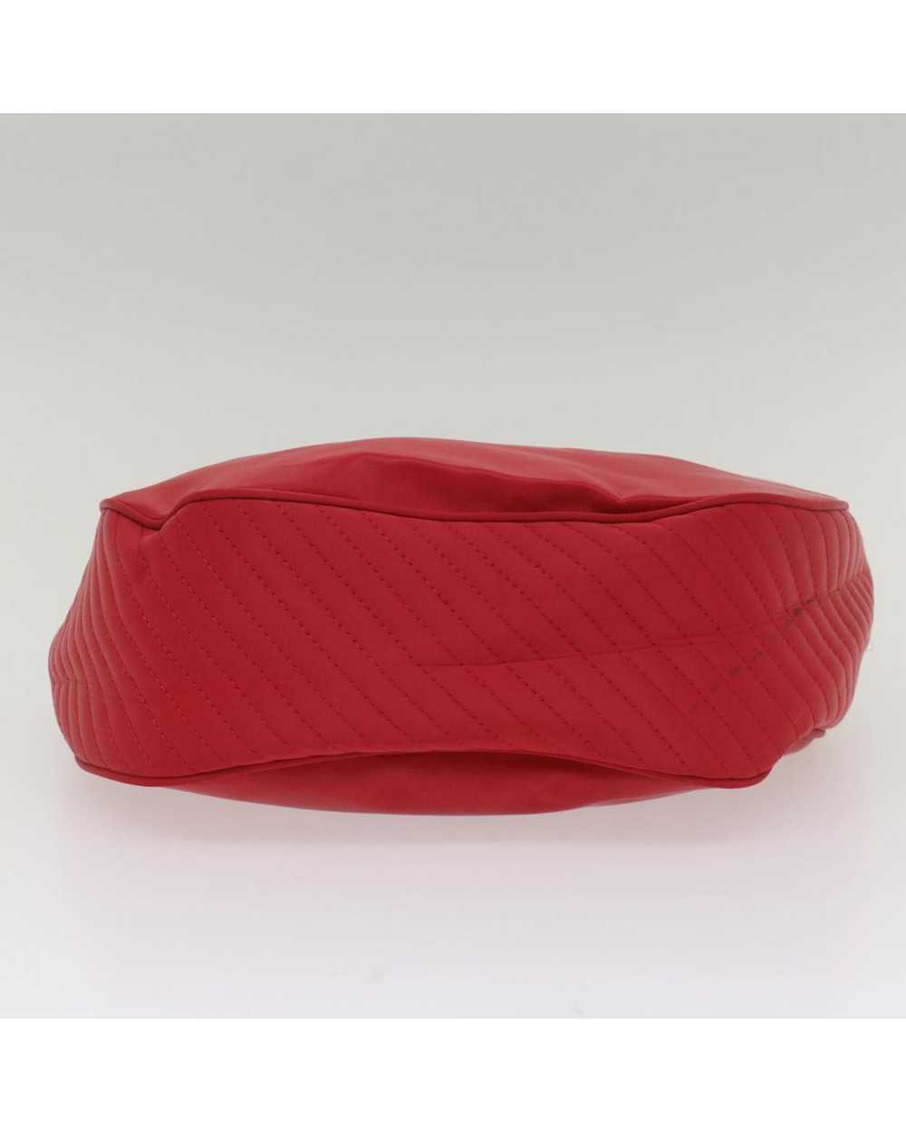 Yves Saint Laurent Red Leather Shoulder Bag with … - image 9