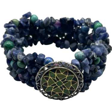 Carolyn Pollack Relios Blue Sodalite Turquoise El… - image 1