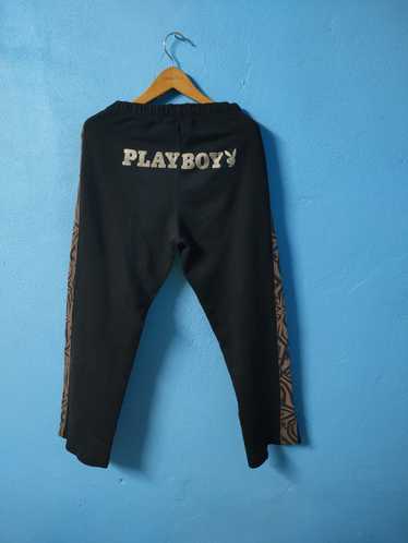 Playboy × Vintage vintage PLAYBOY sweatpants bigl… - image 1