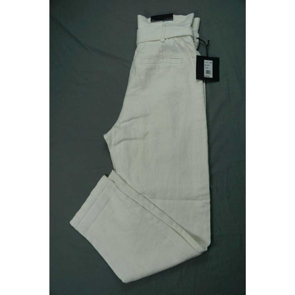 Vintage Joe's Jeans Retro High-Waist Belted Linen… - image 2