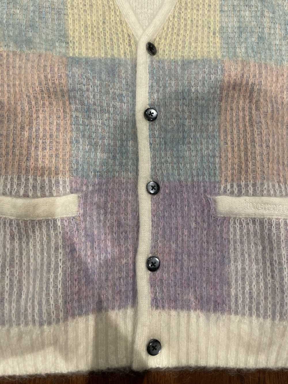 Supreme Supreme Brushed Grid Mohair Cardigan SS22 - image 4