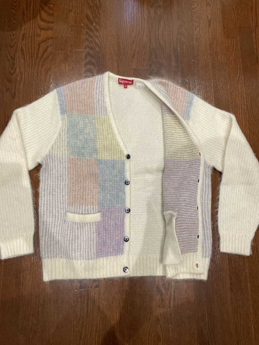 Supreme Supreme Brushed Grid Mohair Cardigan SS22 - image 5