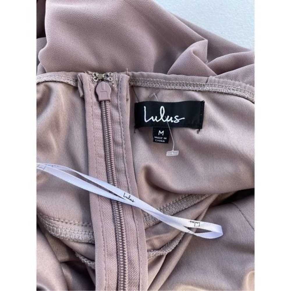 0561 Lulus Air of Romance Taupe Maxi Dress Size M… - image 5