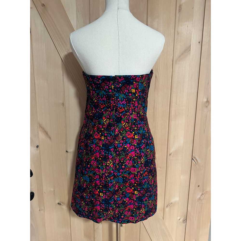 Nanette Lepore | Floral Strapless Dress | Size 8 - image 3
