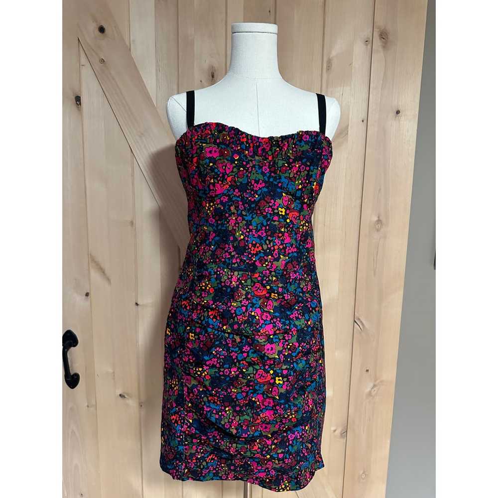 Nanette Lepore | Floral Strapless Dress | Size 8 - image 4