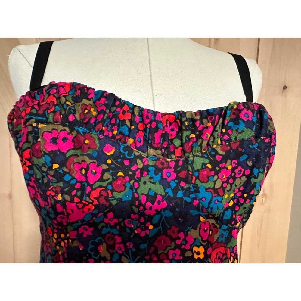 Nanette Lepore | Floral Strapless Dress | Size 8 - image 5