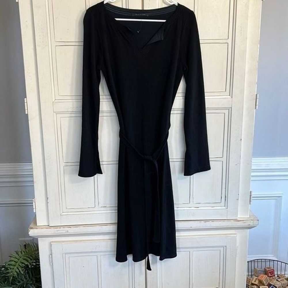 Elie Tahari size medium black wool blend dress - image 1