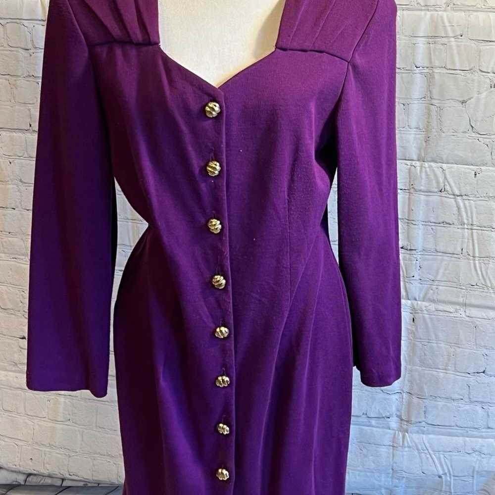 Plus size 18 Moon Dance purple dress - image 3