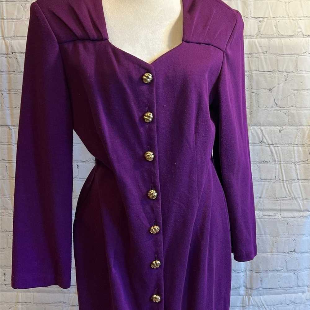 Plus size 18 Moon Dance purple dress - image 4