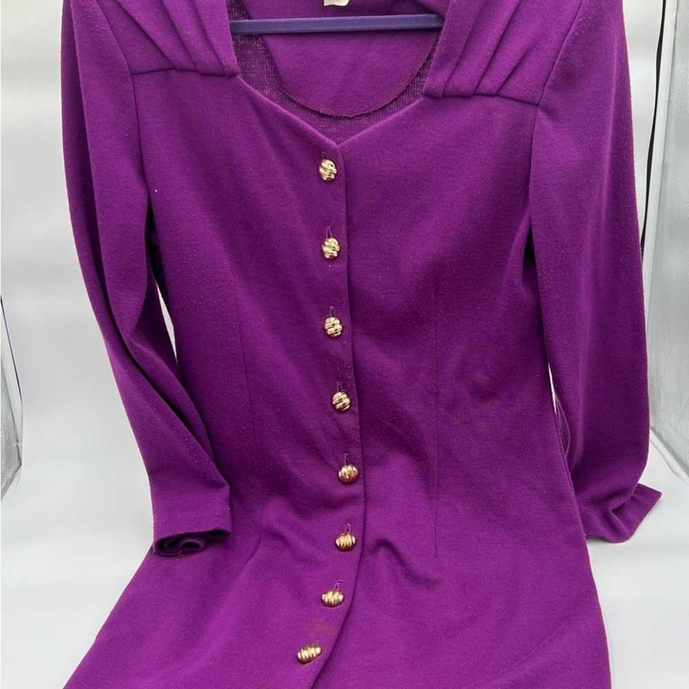 Plus size 18 Moon Dance purple dress - image 7