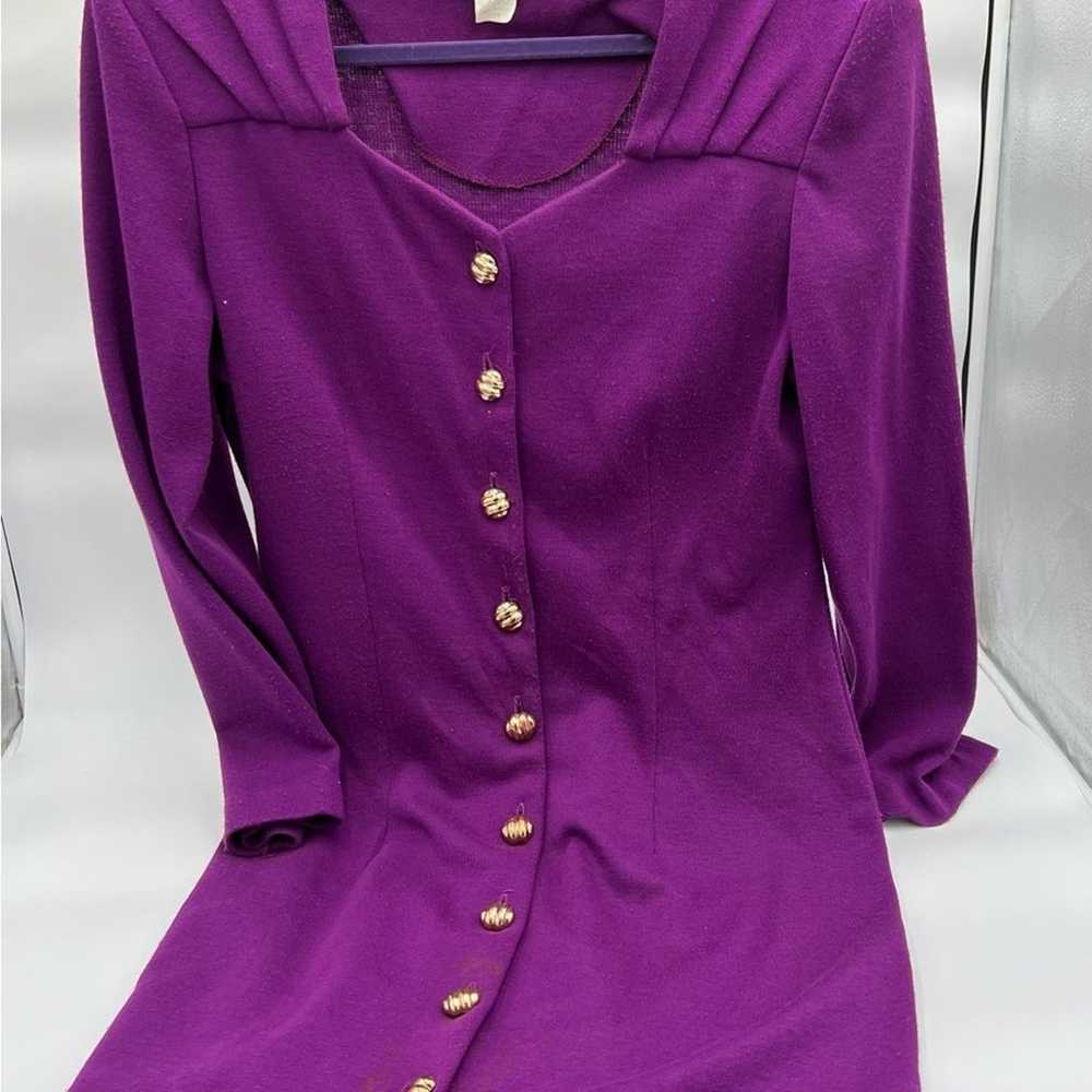 Plus size 18 Moon Dance purple dress - image 8