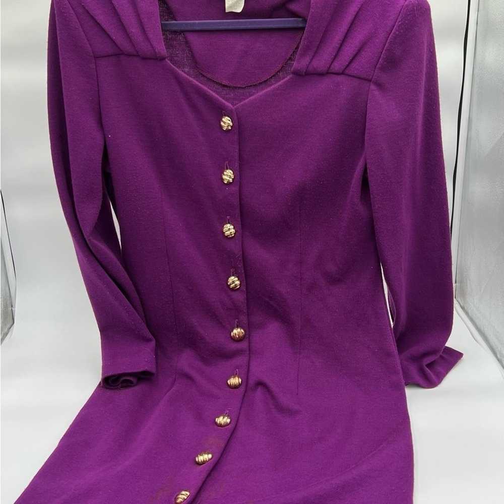 Plus size 18 Moon Dance purple dress - image 9
