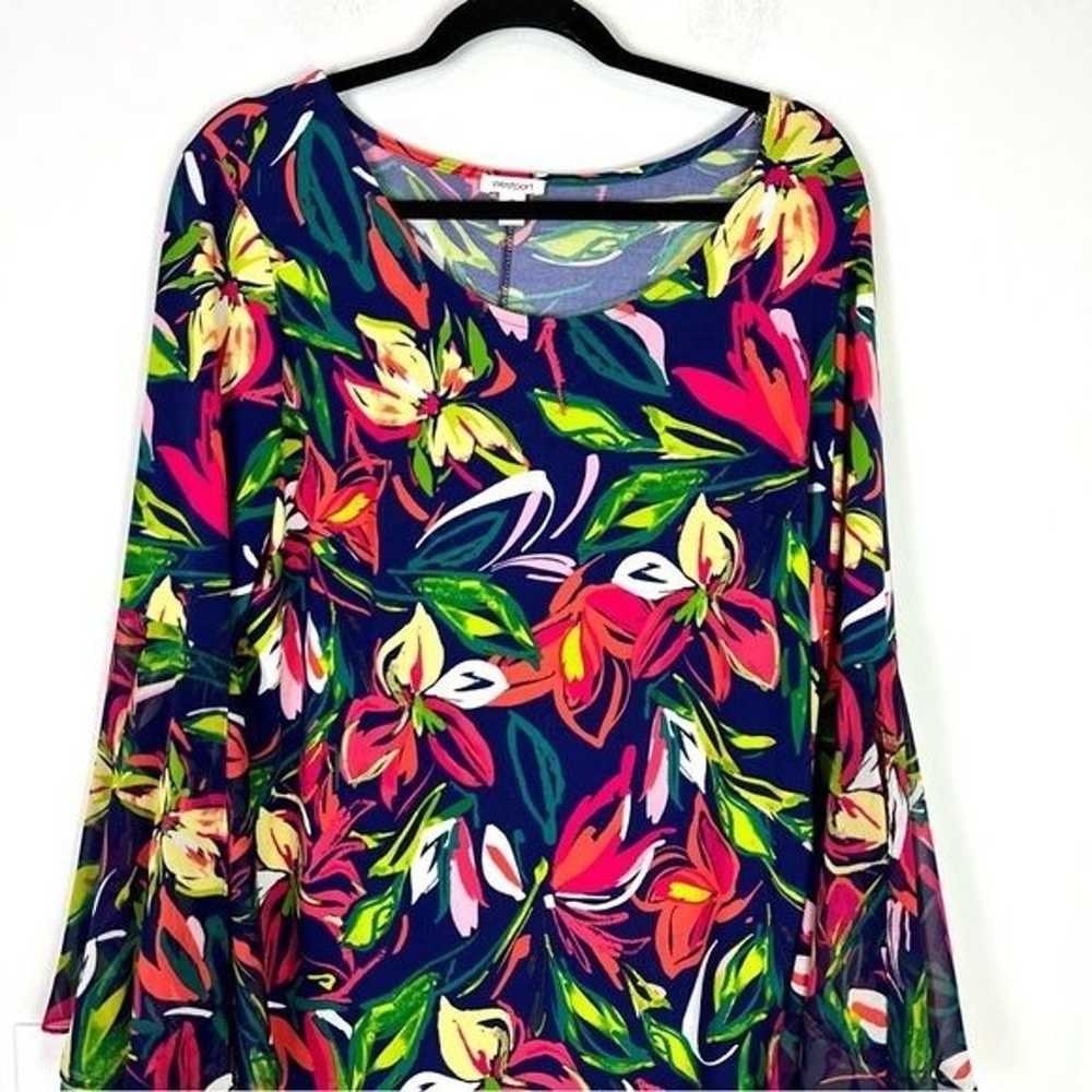 Westport dress womens 1X Floral Tropical Vacation… - image 4