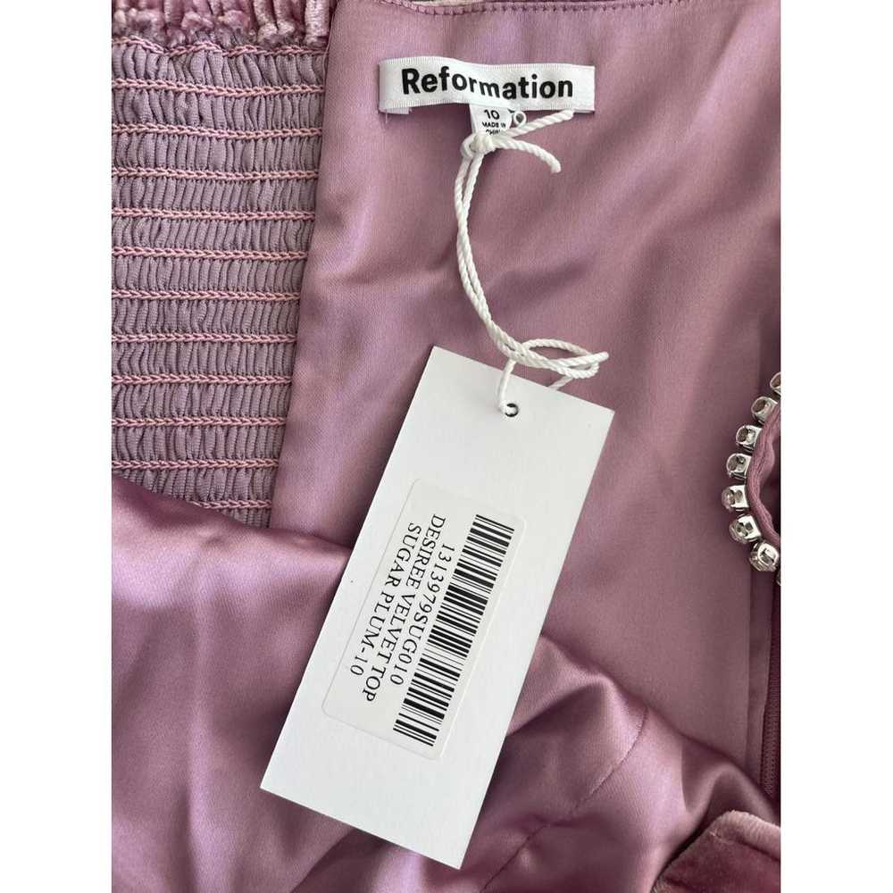 Reformation Velvet blouse - image 3