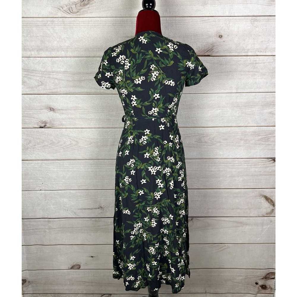 Marine Layer Emlyn Wrap Dress Midi Floral Print S… - image 4