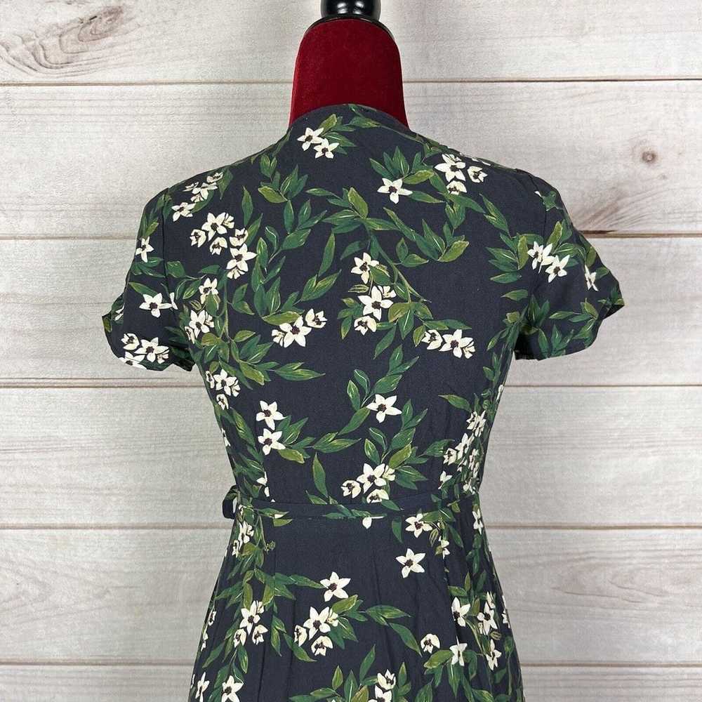 Marine Layer Emlyn Wrap Dress Midi Floral Print S… - image 5
