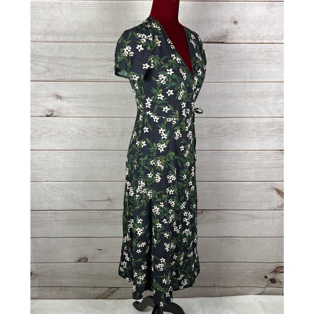 Marine Layer Emlyn Wrap Dress Midi Floral Print S… - image 7