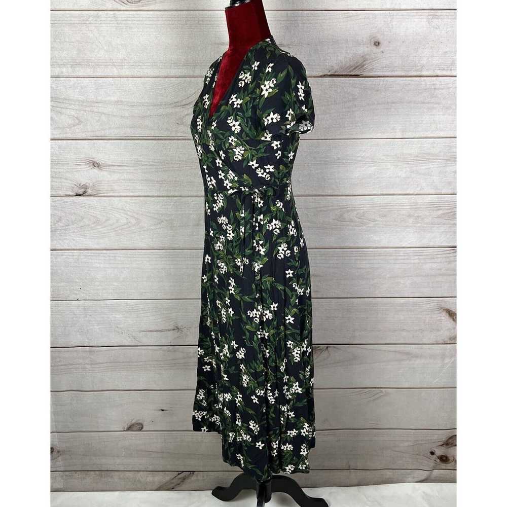 Marine Layer Emlyn Wrap Dress Midi Floral Print S… - image 8