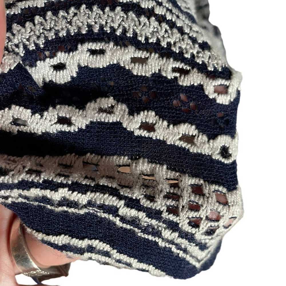 BCBGMAXAZRIA Crochet Bodycon Dress Size M - image 4