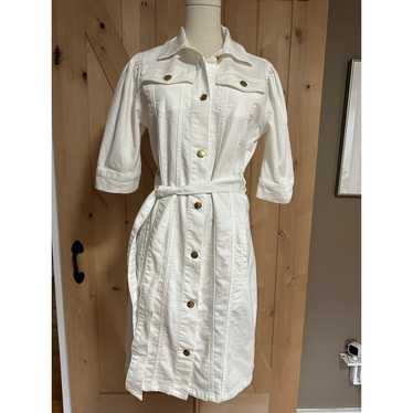 Nanette Lepore | Bowery White Denim Shirt Dress |… - image 1