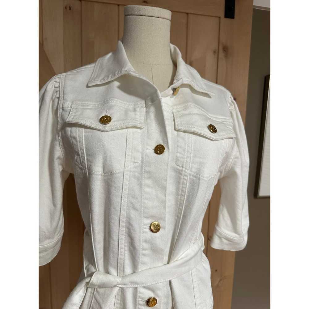 Nanette Lepore | Bowery White Denim Shirt Dress |… - image 2