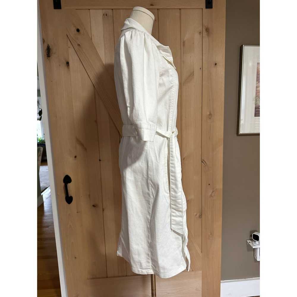 Nanette Lepore | Bowery White Denim Shirt Dress |… - image 4
