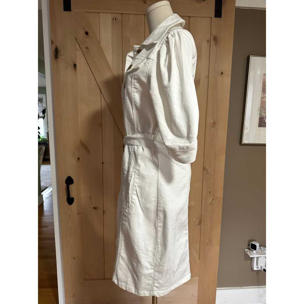 Nanette Lepore | Bowery White Denim Shirt Dress |… - image 6