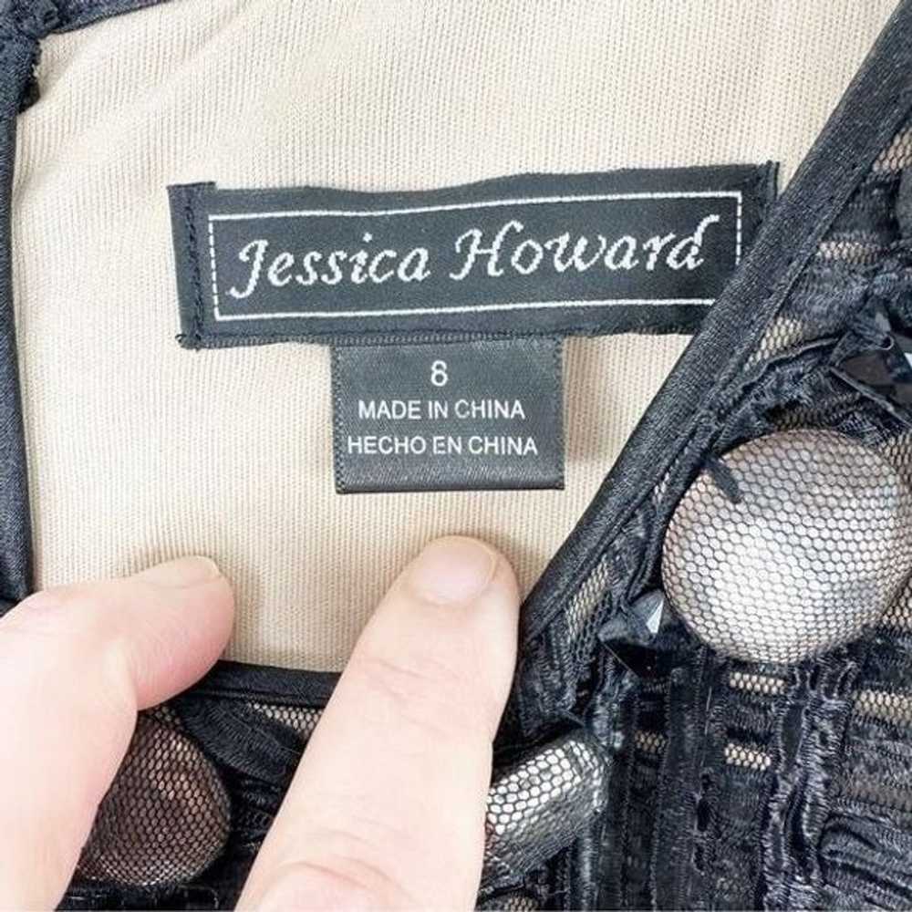Jessica Howard Black Soutache Lace Sleeveless Coc… - image 11