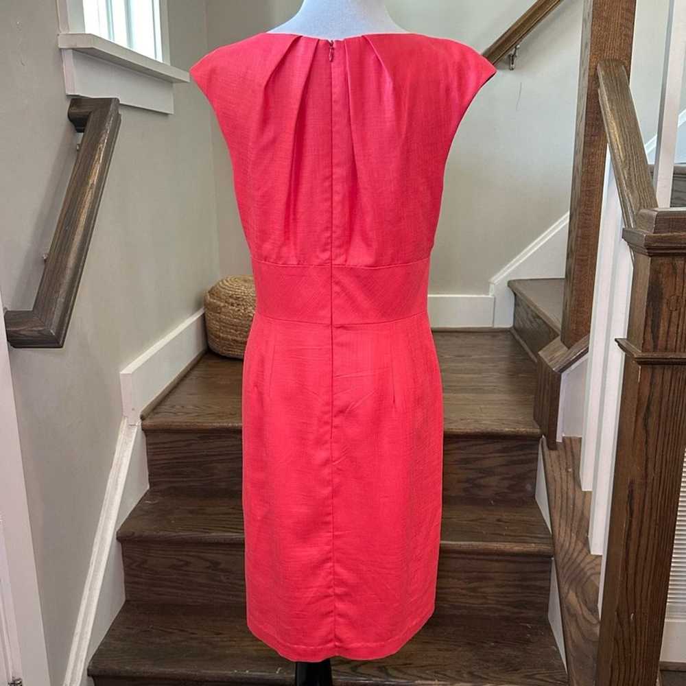 Trina Turk Vibrant Pink Sheath Dress Size 8 - image 2