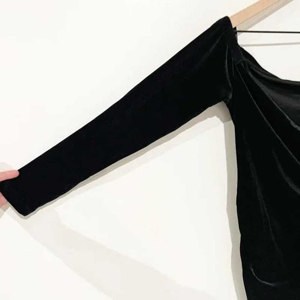 Bardot Velvet Off The Shoulder Long Sleeve Wrap D… - image 7