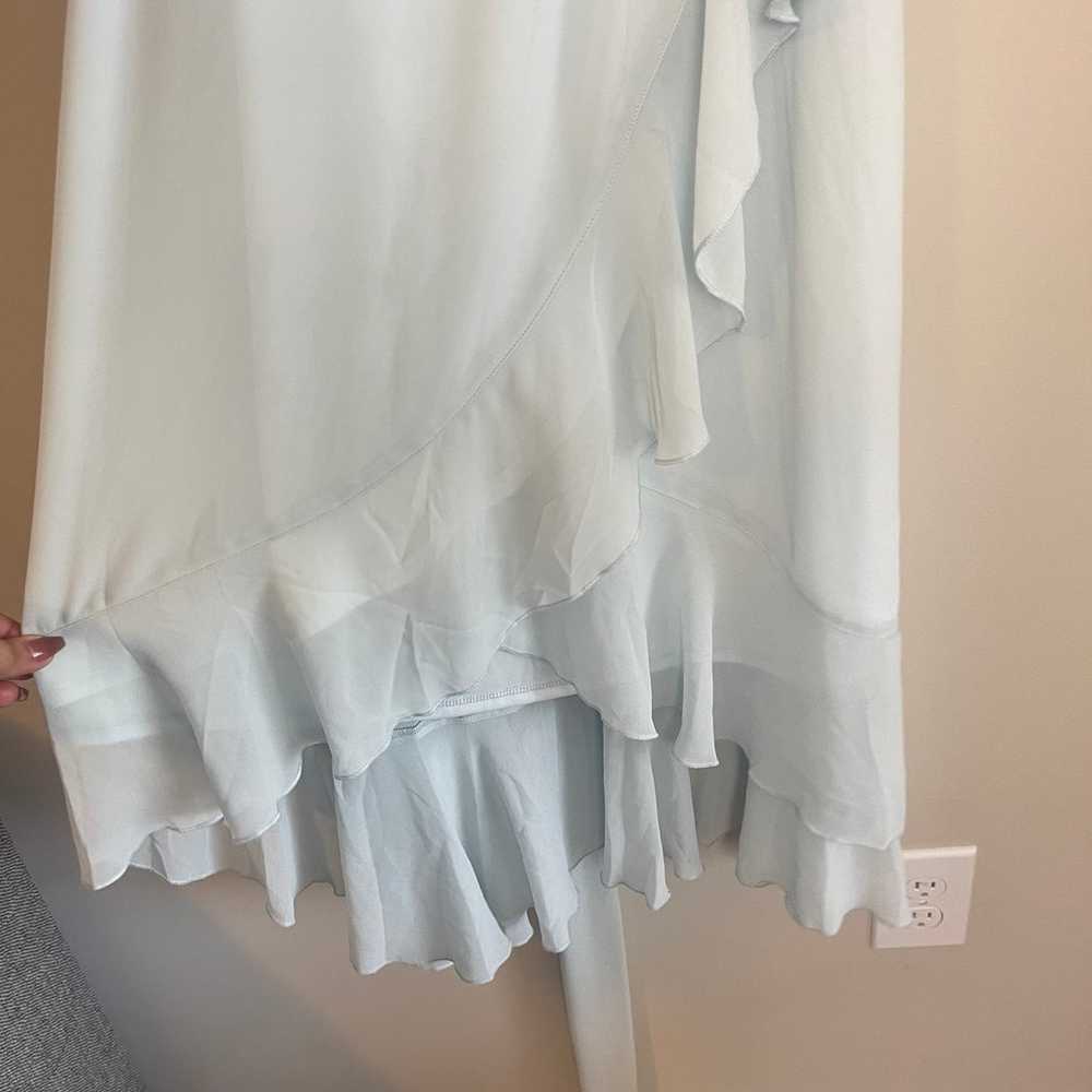 Show Me Your MuMu Jess Ruffle Midi Dress Silver S… - image 4