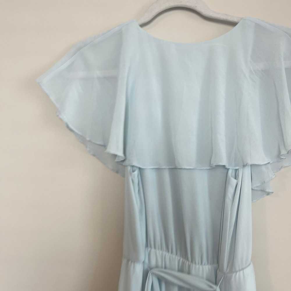 Show Me Your MuMu Jess Ruffle Midi Dress Silver S… - image 7