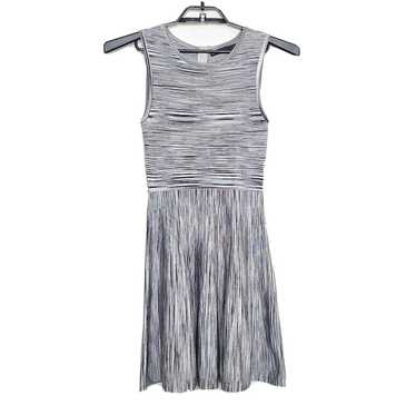 Karen Millen Grey Knit Fit & Flare Dress