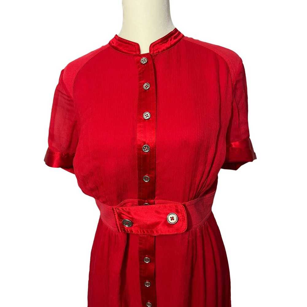 Catherine Malandrino Red Dress - image 8