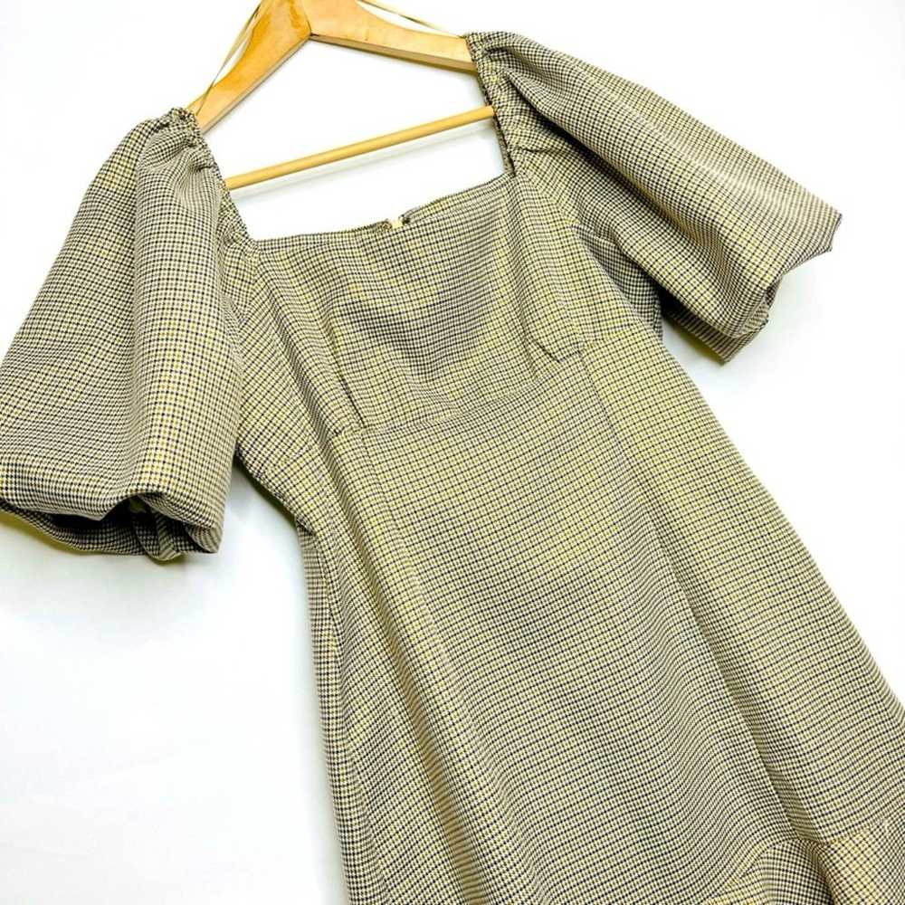 Aqua puff sleeve dress - image 4