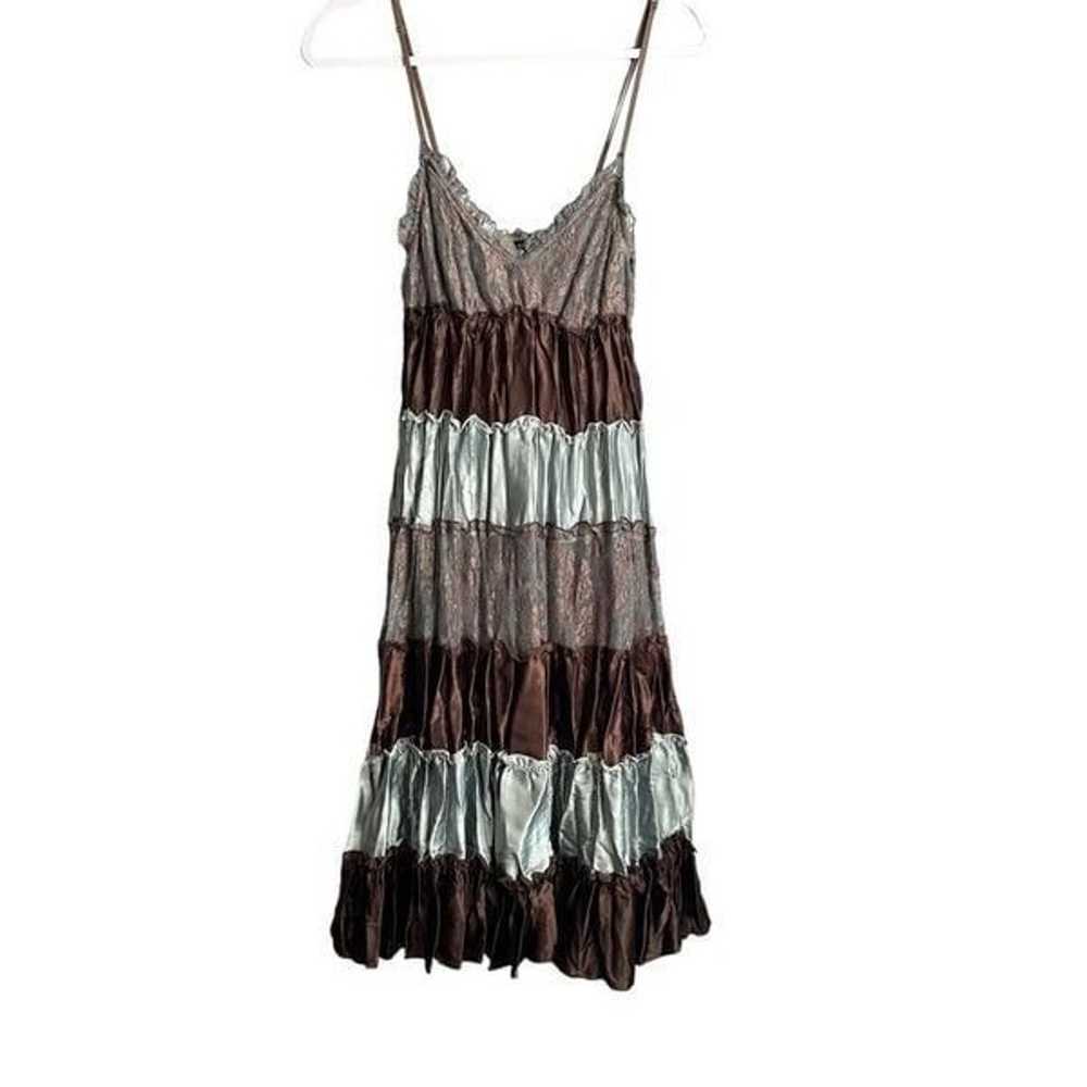 Vintage Guess Ruffled Baby Doll Dress Women's S B… - image 1