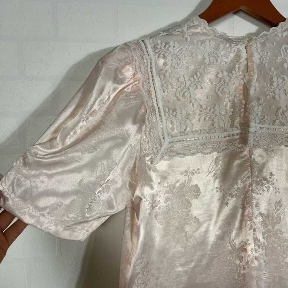 Gunne Sax by Jessica McClintock 80s Lace Detailed… - image 9