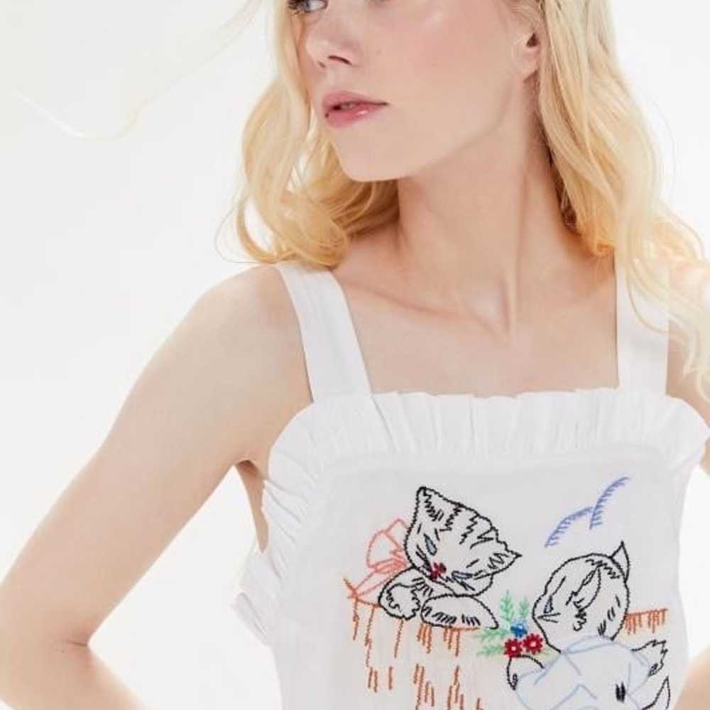 Cats in the cradle embroidered dress from UO - image 2
