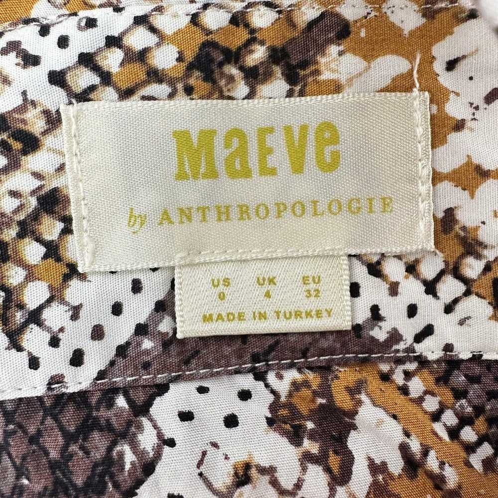 Anthropologie Maeve Snake Print Maxi Dress Size 0… - image 8