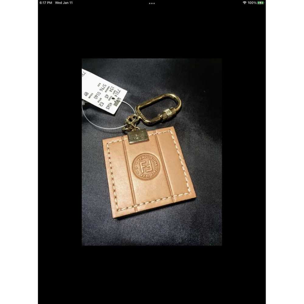 Fendi Leather key ring - image 2