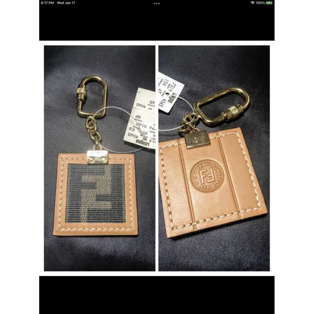 Fendi Leather key ring - image 3