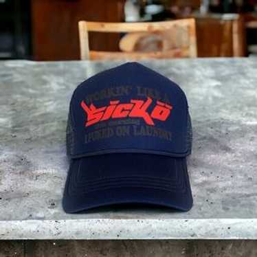 帽子 SICKO TRUCKER BLACK Vintage Sicko Trucker Hat For Women Men 3D Print Letter