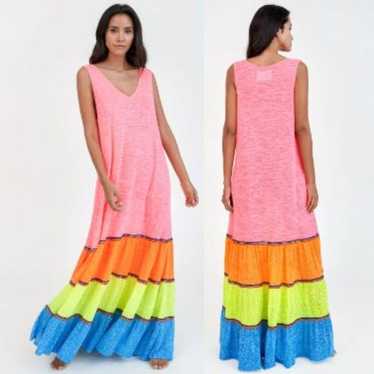 Pitusa | Women's Rainbow Tank Maxi Dress - Standa… - image 1