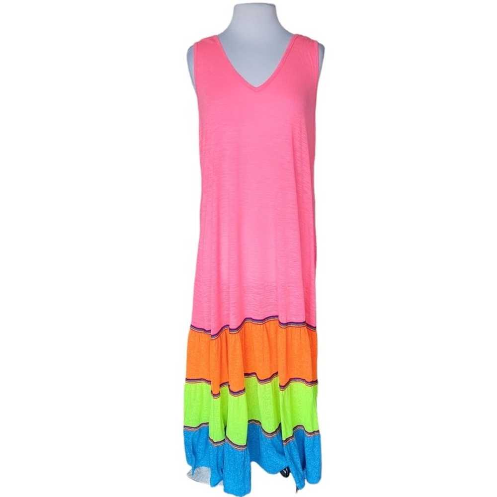 Pitusa | Women's Rainbow Tank Maxi Dress - Standa… - image 2