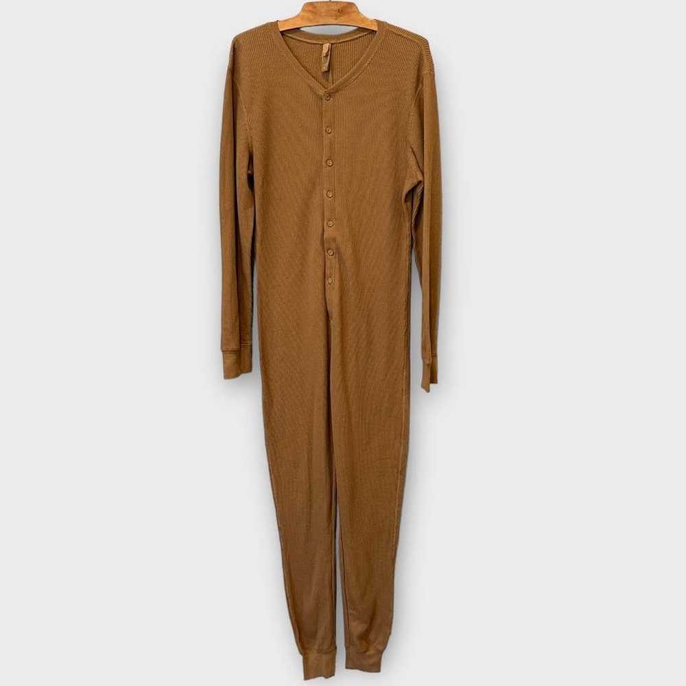 Skims Waffle One-Piece Jumpsuit Size 2X - image 2