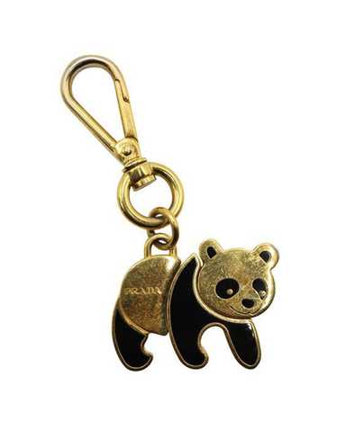 Product Details Prada Gold Tone Panda Bear Key Rin