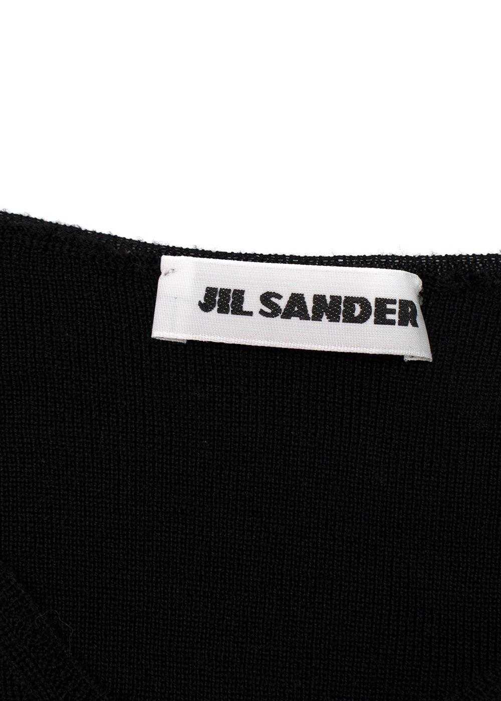 Managed by hewi Jil Sander Black Fine Knit Jumper - image 3